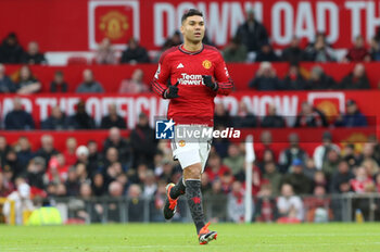 2024-02-24 - Manchester United Midfielder Casemiro during the English championship Premier League football match between Manchester United and Fulham on 24 February 2024 at Old Trafford in Manchester, England - FOOTBALL - ENGLISH CHAMP - MANCHESTER UNITED V FULHAM - ENGLISH PREMIER LEAGUE - SOCCER