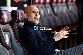 2024-02-24 - Manchester City manager Pep Guardiola ahead of the English championship Premier League football match between Bournemouth and Manchester City on 24 February 2024 at the Vitality Stadium in Bournemouth, England - FOOTBALL - ENGLISH CHAMP - BOURNEMOUTH V MANCHESTER CITY - ENGLISH PREMIER LEAGUE - SOCCER