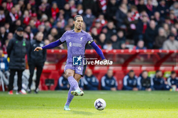 2024-03-02 - Liverpool defender Virgil van Dijk during the English championship Premier League football match between Nottingham Forest and Liverpool on 2 March 2024 at the City Ground in Nottingham, England - FOOTBALL - ENGLISH CHAMP - NOTTINGHAM FOREST V LIVERPOOL - ENGLISH PREMIER LEAGUE - SOCCER