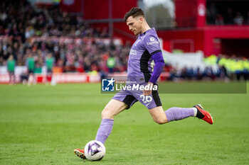 2024-03-02 - Liverpool defender Andrew Robertson during the English championship Premier League football match between Nottingham Forest and Liverpool on 2 March 2024 at the City Ground in Nottingham, England - FOOTBALL - ENGLISH CHAMP - NOTTINGHAM FOREST V LIVERPOOL - ENGLISH PREMIER LEAGUE - SOCCER