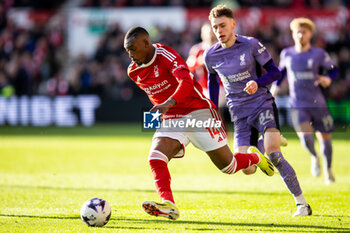 2024-03-02 - Nottingham Forest midfielder Callum Hudson-Odoi during the English championship Premier League football match between Nottingham Forest and Liverpool on 2 March 2024 at the City Ground in Nottingham, England - FOOTBALL - ENGLISH CHAMP - NOTTINGHAM FOREST V LIVERPOOL - ENGLISH PREMIER LEAGUE - SOCCER