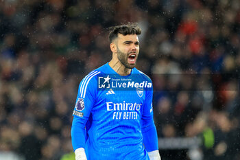 2024-03-04 - David Raya of Arsenal during the English championship Premier League football match between Sheffield United and Arsenal on 4 March 2024 at Bramall Lane in Sheffield, England - FOOTBALL - ENGLISH CHAMP - SHEFFIELD V ARSENAL - ENGLISH PREMIER LEAGUE - SOCCER
