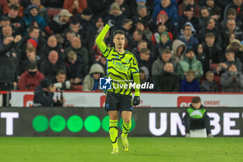 2024-03-04 - Gabriel Martinelli of Arsenal scores a goal and celebrates 0-3 during the English championship Premier League football match between Sheffield United and Arsenal on 4 March 2024 at Bramall Lane in Sheffield, England - FOOTBALL - ENGLISH CHAMP - SHEFFIELD V ARSENAL - ENGLISH PREMIER LEAGUE - SOCCER