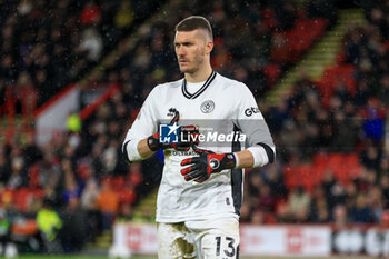 2024-03-04 - Ivo Grbic (13) of Sheffield United during the English championship Premier League football match between Sheffield United and Arsenal on 4 March 2024 at Bramall Lane in Sheffield, England - FOOTBALL - ENGLISH CHAMP - SHEFFIELD V ARSENAL - ENGLISH PREMIER LEAGUE - SOCCER