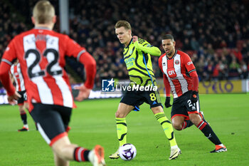 2024-03-04 - Martin Odegaard of Arsenal during the English championship Premier League football match between Sheffield United and Arsenal on 4 March 2024 at Bramall Lane in Sheffield, England - FOOTBALL - ENGLISH CHAMP - SHEFFIELD V ARSENAL - ENGLISH PREMIER LEAGUE - SOCCER