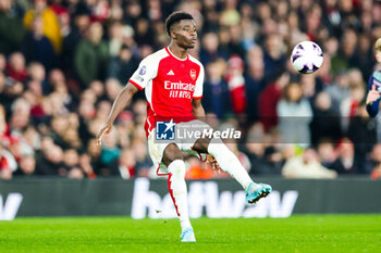 2024-03-10 - Bukayo Saka (7) of Arsenal during the English championship Premier League football match between Arsenal and Brentford on 9 March 2024 at the Emirates Stadium in London, England - FOOTBALL - ENGLISH CHAMP - ARSENAL V BRENTFORD - ENGLISH PREMIER LEAGUE - SOCCER
