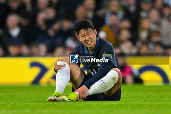 2024-03-16 - Tottenham Hotspur forward Son Heung-Min during the English championship Premier League football match between Fulham and Tottenham Hotspur on 16 March 2024 at Craven Cottage in London, England - FOOTBALL - ENGLISH CHAMP - FULHAM V TOTTENHAM - ENGLISH PREMIER LEAGUE - SOCCER