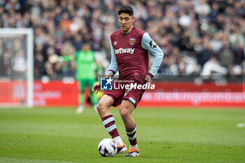 2024-03-17 - West Ham United defender Edson Álvarez during the English championship Premier League football match between West Ham United and Aston Villa on 17 March 2024 at the London Stadium in London, England - FOOTBALL - ENGLISH CHAMP - WEST HAM V ASTON VILLA - ENGLISH PREMIER LEAGUE - SOCCER