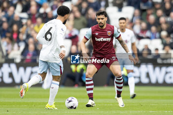 2024-03-17 - West Ham United midfielder Lucas Paquetá (10) during the English championship Premier League football match between West Ham United and Aston Villa on 17 March 2024 at the London Stadium in London, England - FOOTBALL - ENGLISH CHAMP - WEST HAM V ASTON VILLA - ENGLISH PREMIER LEAGUE - SOCCER