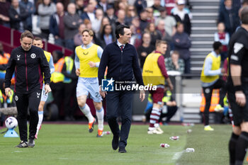 2024-03-17 - Aston Villa manager Unai Emery during the English championship Premier League football match between West Ham United and Aston Villa on 17 March 2024 at the London Stadium in London, England - FOOTBALL - ENGLISH CHAMP - WEST HAM V ASTON VILLA - ENGLISH PREMIER LEAGUE - SOCCER