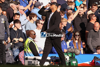 2024-03-30 - Burnley Manager Vincent Kompany is dejected after being sent-off during the English championship Premier League football match between Chelsea and Burnley on 30 March 2024 at Stamford Bridge in London, England - FOOTBALL - ENGLISH CHAMP - CHELSEA V BURNLEY - ENGLISH PREMIER LEAGUE - SOCCER