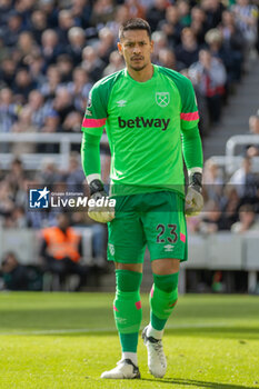 2024-03-30 - West Ham United FC goalkeeper Alphonse Areola during the English championship Premier League football match between Newcastle United and West Ham United on 30 March 2024 at St James's Park in Newcastle, England - FOOTBALL - ENGLISH CHAMP - NEWCASTLE V WEST HAM - ENGLISH PREMIER LEAGUE - SOCCER