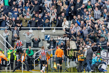 2024-03-30 - Newcastle United FC midfielder Harvey Barnes (15) celebrates his goal 3-3 during the English championship Premier League football match between Newcastle United and West Ham United on 30 March 2024 at St James's Park in Newcastle, England - FOOTBALL - ENGLISH CHAMP - NEWCASTLE V WEST HAM - ENGLISH PREMIER LEAGUE - SOCCER