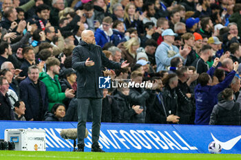 2024-04-05 - Erik ten Hag Manager of Manchester United during the English championship Premier League football match between Chelsea and Manchester United on 4 April 2024 at Stamford Bridge in London, England - FOOTBALL - ENGLISH CHAMP - CHELSEA V MANCHESTER UNITED - ENGLISH PREMIER LEAGUE - SOCCER