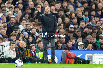 2024-04-05 - Erik ten Hag Manager of Manchester United during the English championship Premier League football match between Chelsea and Manchester United on 4 April 2024 at Stamford Bridge in London, England - FOOTBALL - ENGLISH CHAMP - CHELSEA V MANCHESTER UNITED - ENGLISH PREMIER LEAGUE - SOCCER