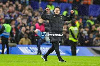 2024-04-05 - Mauricio Pochettino Manager of Chelsea celebrates at full time during the English championship Premier League football match between Chelsea and Manchester United on 4 April 2024 at Stamford Bridge in London, England - FOOTBALL - ENGLISH CHAMP - CHELSEA V MANCHESTER UNITED - ENGLISH PREMIER LEAGUE - SOCCER