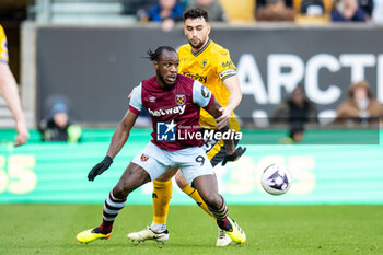 06/04/2024 - West Ham Utd forward Michail Antonio during the English championship Premier League football match between Wolverhampton Wanderers and West Ham United on 6 April 2024 at Molineux in Wolverhampton, England - FOOTBALL - ENGLISH CHAMP - WOLVERHAMPTON V WEST HAM - ENGLISH PREMIER LEAGUE - CALCIO