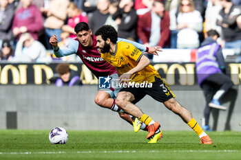 06/04/2024 - Wolverhampton Wanderers defender Rayan Ait-Nouri during the English championship Premier League football match between Wolverhampton Wanderers and West Ham United on 6 April 2024 at Molineux in Wolverhampton, England - FOOTBALL - ENGLISH CHAMP - WOLVERHAMPTON V WEST HAM - ENGLISH PREMIER LEAGUE - CALCIO