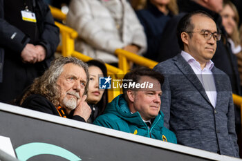 2024-04-06 - Led Zeppelin lead singer Robert Plant during the English championship Premier League football match between Wolverhampton Wanderers and West Ham United on 6 April 2024 at Molineux in Wolverhampton, England - FOOTBALL - ENGLISH CHAMP - WOLVERHAMPTON V WEST HAM - ENGLISH PREMIER LEAGUE - SOCCER