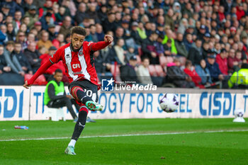 2024-04-07 - Jayden Bogle (20) of Sheffield United during the English championship Premier League football match between Sheffield United and Chelsea on 7 April 2024 at Bramall Lane in Sheffield, England - FOOTBALL - ENGLISH CHAMP - SHEFFIELD UNITED V CHELSEA - ENGLISH PREMIER LEAGUE - SOCCER