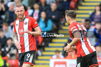 2024-04-07 - Oliver McBurnie (9) of Sheffield United reacts during the English championship Premier League football match between Sheffield United and Chelsea on 7 April 2024 at Bramall Lane in Sheffield, England - FOOTBALL - ENGLISH CHAMP - SHEFFIELD UNITED V CHELSEA - ENGLISH PREMIER LEAGUE - SOCCER