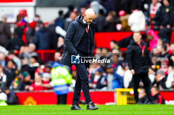 2024-04-08 - Erik ten Hag Manager of Manchester United qt full time during the English championship Premier League football match between Manchester United and Liverpool on 7 April 2024 at Old Trafford in Manchester, England - FOOTBALL - ENGLISH CHAMP - MANCHESTER UNITED V LIVERPOOL - ENGLISH PREMIER LEAGUE - SOCCER