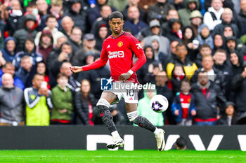 2024-04-08 - Marcus Rashford (10) of Manchester United during the English championship Premier League football match between Manchester United and Liverpool on 7 April 2024 at Old Trafford in Manchester, England - FOOTBALL - ENGLISH CHAMP - MANCHESTER UNITED V LIVERPOOL - ENGLISH PREMIER LEAGUE - SOCCER