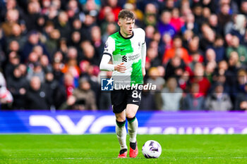 2024-04-08 - Conor Bradley (84) of Liverpool during the English championship Premier League football match between Manchester United and Liverpool on 7 April 2024 at Old Trafford in Manchester, England - FOOTBALL - ENGLISH CHAMP - MANCHESTER UNITED V LIVERPOOL - ENGLISH PREMIER LEAGUE - SOCCER