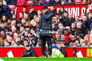 2024-04-08 - Jurgen Klopp Manager of Liverpool during the English championship Premier League football match between Manchester United and Liverpool on 7 April 2024 at Old Trafford in Manchester, England - FOOTBALL - ENGLISH CHAMP - MANCHESTER UNITED V LIVERPOOL - ENGLISH PREMIER LEAGUE - SOCCER