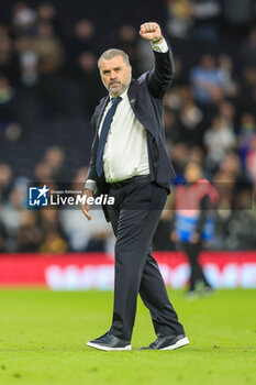 2024-04-07 - Tottenham Hotspur manager Ange Postecoglou at full time during the English championship Premier League football match between Tottenham Hotspur and Nottingham Forest on 7 April 2024 at Tottenham Hotspur Stadium in London, England - FOOTBALL - ENGLISH CHAMP - TOTTENHAM V NOTTINGHAM - ENGLISH PREMIER LEAGUE - SOCCER