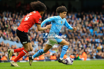2024-04-13 - Rico Lewis (82) of Manchester City during the English championship Premier League football match between Manchester City and Luton Town on 13 April 2024 at the Etihad Stadium in Manchester, England - FOOTBALL - ENGLISH CHAMP - MANCHESTER CITY V LUTON TOWN - ENGLISH PREMIER LEAGUE - SOCCER