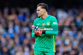 2024-04-13 - Ederson (31) of Manchester City during the English championship Premier League football match between Manchester City and Luton Town on 13 April 2024 at the Etihad Stadium in Manchester, England - FOOTBALL - ENGLISH CHAMP - MANCHESTER CITY V LUTON TOWN - ENGLISH PREMIER LEAGUE - SOCCER