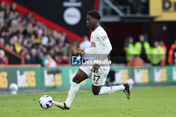2024-04-13 - Kobbie Mainoo (37) of Manchester United during the English championship Premier League football match between Bournemouth and Manchester United on 13 April 2024 at the Vitality Stadium in Bournemouth, England - FOOTBALL - ENGLISH CHAMP - BOURNEMOUTH V MANCHESTER UNITED - ENGLISH PREMIER LEAGUE - SOCCER