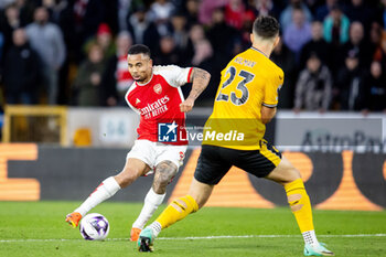 2024-04-20 - Arsenal forward Gabriel Jesus during the English championship Premier League football match between Wolverhampton Wanderers and Arsenal on 20 April 2024 at Molineux stadium in Wolverhampton, England - FOOTBALL - ENGLISH CHAMP - WOLVERHAMPTON V ARSENAL - ENGLISH PREMIER LEAGUE - SOCCER