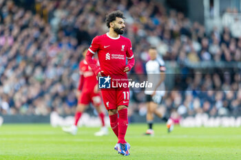 2024-04-21 - Liverpool forward Mohamed Salah during the English championship Premier League football match between Fulham and Liverpool on 21 April 2024 at Craven Cottage in London, England - FOOTBALL - ENGLISH CHAMP - FULHAM V LIVERPOOL - ENGLISH PREMIER LEAGUE - SOCCER