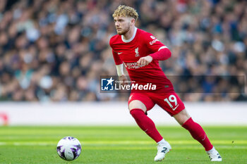 2024-04-21 - Liverpool midfielder Harvey Elliott during the English championship Premier League football match between Fulham and Liverpool on 21 April 2024 at Craven Cottage in London, England - FOOTBALL - ENGLISH CHAMP - FULHAM V LIVERPOOL - ENGLISH PREMIER LEAGUE - SOCCER