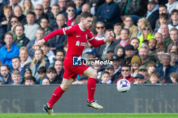 2024-04-21 - Liverpool defender Andrew Robertson during the English championship Premier League football match between Fulham and Liverpool on 21 April 2024 at Craven Cottage in London, England - FOOTBALL - ENGLISH CHAMP - FULHAM V LIVERPOOL - ENGLISH PREMIER LEAGUE - SOCCER