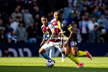 2024-04-21 - Bournemouth forward Antoine Semenyo (24) and Youri Tielemans of Aston Villa during the English championship Premier League football match between Aston Villa and Bournemouth on 21 April 2024 at Villa Park in Birmingham, England - FOOTBALL - ENGLISH CHAMP - ASTON VILLA V BOURNEMOUTH - ENGLISH PREMIER LEAGUE - SOCCER