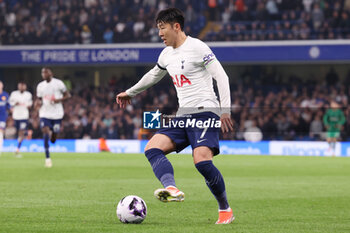 2024-05-02 - Son Heung-Min of Tottenham Hotspur during the English championship Premier League football match between Chelsea and Tottenham Hotspur on 2 May 2024 at Stamford Bridge in London, England - FOOTBALL - ENGLISH CHAMP - CHELSEA V TOTTENHAM - ENGLISH PREMIER LEAGUE - SOCCER