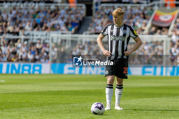 2024-05-11 - Newcastle United FC defender Lewis Hall during the English championship Premier League football match between Newcastle United and Brighton and Hove Albion on 11 May 2024 at St James's Park in Newcastle, England - FOOTBALL - ENGLISH CHAMP - NEWCASTLE V BRIGHTON - ENGLISH PREMIER LEAGUE - SOCCER