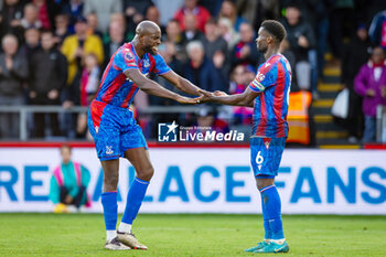 2024-10-28 - Crystal Palace forward Jean-Philippe Mateta (14) and Crystal Palace defender Marc Guéhi (6) celebrate after the English championship Premier League football match between Crystal Palace and Tottenham Hotspur on 27 October 2024 at Selhurst Park in London, England - FOOTBALL - ENGLISH CHAMP - CRYSTAL PALACE V TOTTENHAM - ENGLISH PREMIER LEAGUE - SOCCER