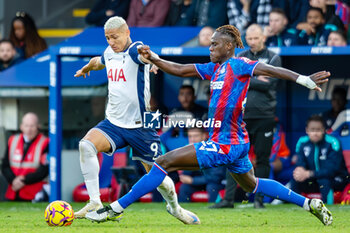 2024-10-28 - Crystal Palace midfielder Trevoh Chalobah (27) tackles Tottenham Hotspur forward Richarlison (9) during the English championship Premier League football match between Crystal Palace and Tottenham Hotspur on 27 October 2024 at Selhurst Park in London, England - FOOTBALL - ENGLISH CHAMP - CRYSTAL PALACE V TOTTENHAM - ENGLISH PREMIER LEAGUE - SOCCER