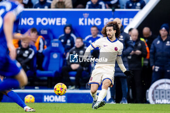 2024-11-23 - Chelsea defender Marc Cucurella during the English championship Premier League football match between Leicester City and Chelsea on 23 November 2024 at the King Power Stadium in Leicester, England - FOOTBALL - ENGLISH CHAMP - LEICESTER V CHELSEA - ENGLISH PREMIER LEAGUE - SOCCER