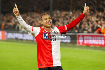 2024-02-15 - Igor Paixao of Feyenoord celebrates after scoring a goal during the UEFA Europe League, Play-off 1st leg football match between Feyenoord and AS Roma on February 15, 2024 at Stadion Feijenoord in Rotterdam, Netherlands - FOOTBALL - EUROPA LEAGUE - FEYENOORD V ROMA - UEFA EUROPA LEAGUE - SOCCER