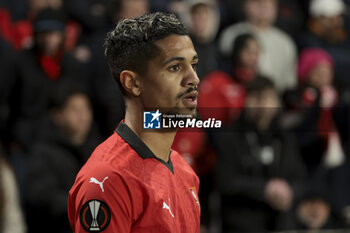 2024-02-22 - Ludovic Blas of Rennes during the UEFA Europa League, Play-off 2nd leg football match between Stade Rennais (Rennes) and AC Milan on February 22, 2024 at Roazhon Park in Rennes, France - FOOTBALL - EUROPA LEAGUE - RENNES V MILAN - UEFA EUROPA LEAGUE - SOCCER