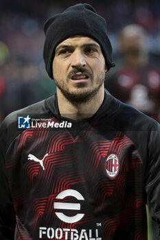 2024-02-22 - Alessandro Florenzi of AC Milan during the UEFA Europa League, Play-off 2nd leg football match between Stade Rennais (Rennes) and AC Milan on February 22, 2024 at Roazhon Park in Rennes, France - FOOTBALL - EUROPA LEAGUE - RENNES V MILAN - UEFA EUROPA LEAGUE - SOCCER