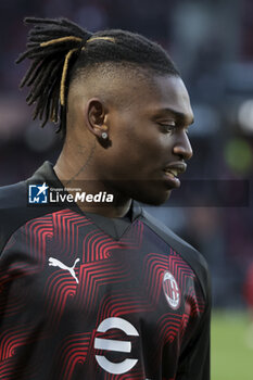 2024-02-22 - Rafael Leao of AC Milan during the UEFA Europa League, Play-off 2nd leg football match between Stade Rennais (Rennes) and AC Milan on February 22, 2024 at Roazhon Park in Rennes, France - FOOTBALL - EUROPA LEAGUE - RENNES V MILAN - UEFA EUROPA LEAGUE - SOCCER