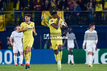2024-03-14 - Yerson Mosquera of Villarreal celebrates his goal 3-0 during the UEFA Europa League, Round of 16, 2nd leg football match between Villarreal CF and Olympique de Marseille on March 14, 2024 at Estadio de la Ceramica in Villarreal, Spain - FOOTBALL - EUROPA LEAGUE - VILLARREAL V MARSEILLE - UEFA EUROPA LEAGUE - SOCCER