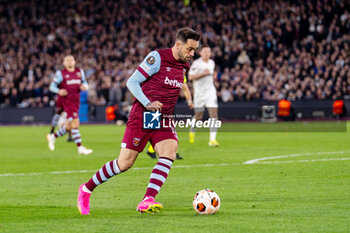 2024-03-14 - West Ham United forward Danny Ings during the UEFA Europa League, Round of 16, 2nd leg football match between West Ham United and SC Freiburg on 14 March 2024 at the London Stadium in London, England - FOOTBALL - EUROPA LEAGUE - WEST HAM V FREIBURG - UEFA EUROPA LEAGUE - SOCCER