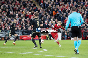 2024-03-14 - Liverpool midfielder Harvey Elliott (19) scores a goal 6-1 during the UEFA Europa League, Round of 16, second leg football match between Liverpool and Sparta Prague on 14 March 2024 at Anfield stadium in Liverpool, England - FOOTBALL - EUROPA LEAGUE - LIVERPOOL V SPARTA PRAGUE - UEFA EUROPA LEAGUE - SOCCER